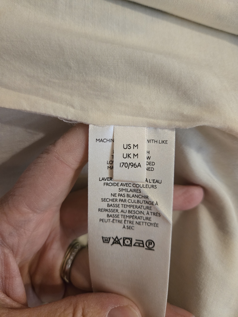 Anthropologie Open Front Ikat Print Linen Blend Coat/Duster - Medium Oversized - Picture 9 of 11